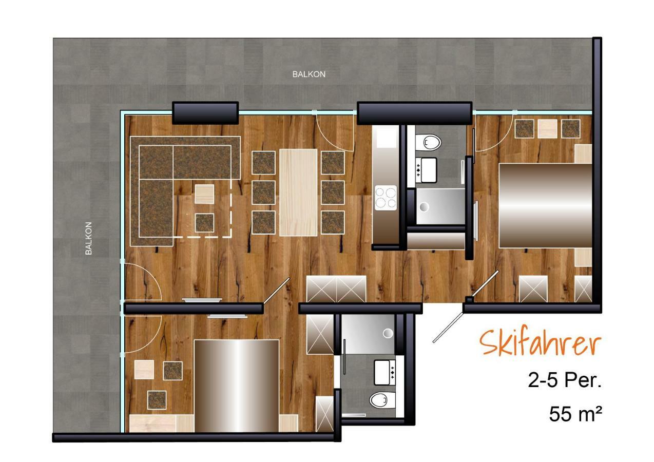 CIllas Appartements Kappl (Landeck) Exterior foto